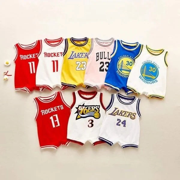 Kids NBA Basketball Jersey Romper