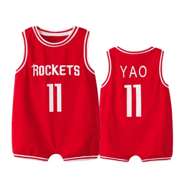 Kids NBA Basketball Jersey Romper