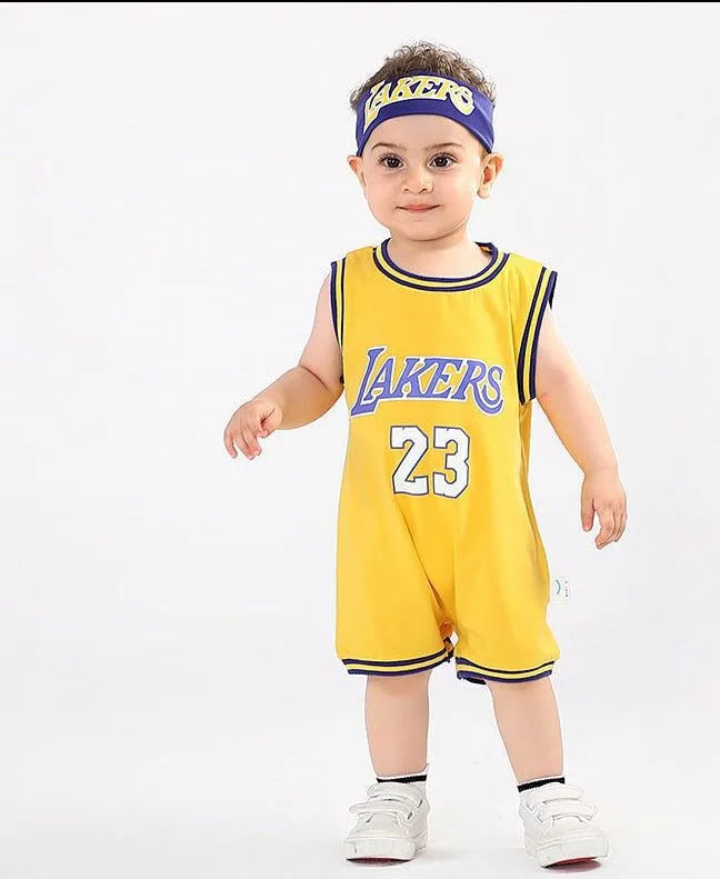 Kids NBA Basketball Jersey Romper