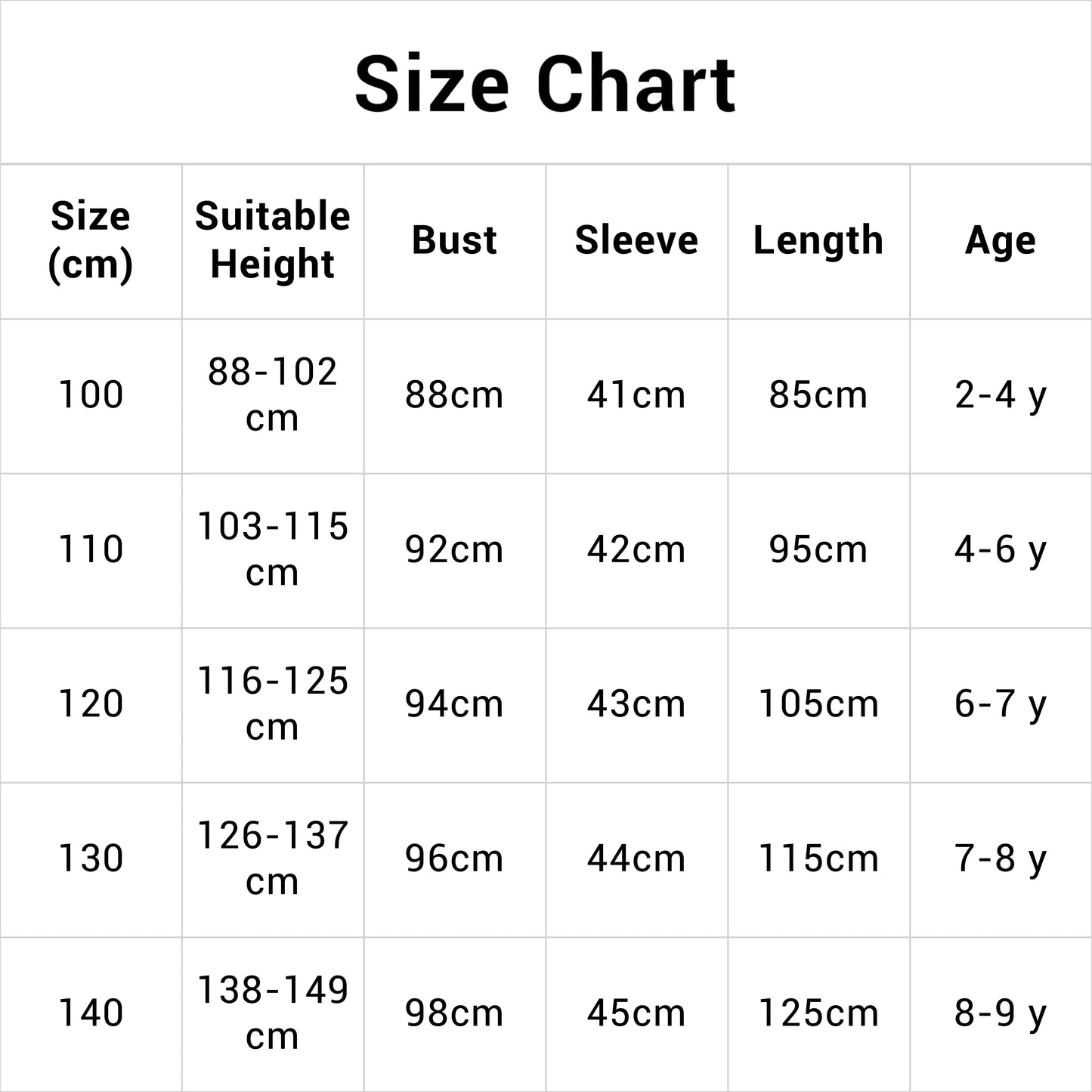 Size Chart Of Pink Panther Baby Jumpsuit
