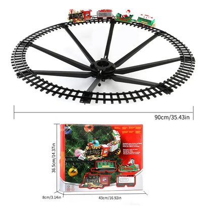 Christmas Electric Train Set For Kids & Decoration